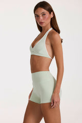 Soft Active Sports Bra in Sage Marl