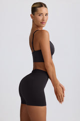 Define Luxe Mini Shorts in Black